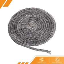 1/4"x118" Wood Stove Gasket Graphite Fiberglass Round Seals Rope Black