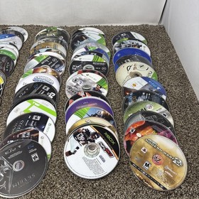 Disc Only Video Game Lot Of 100 Games UNTESTED Disc Only