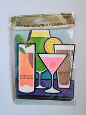 Vintage Cocktail Party Invitations, 10 Cards With Envelopes