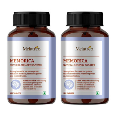 Maletreo Memorica Tablets 500mg 240 Tablet|Enhance Your Memory Naturally -pack 2