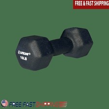 Hex Neoprene Dumbbells Non-Slip Grip Gym Training Equipment Weight Marked New