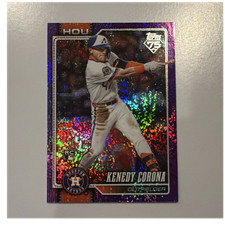 Topps 2026 Series 1 Kenedy Corona Purple Parallel Astros #145 Serial 145/250 RC