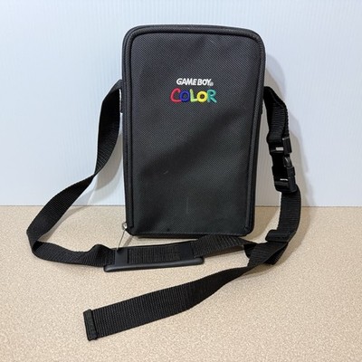 Official Vintage Nintendo Game Boy Color Carrying Case Black Bag