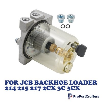 For JCB Backhoe Loader 214 215 217 2CX 3C 3CX Fuel Sedimenter Filter 32/908400