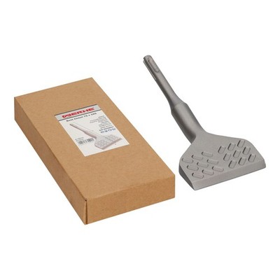 WERHE SDS Plus Curved Spatula Chisel 75mm x 165mm - For Tile, Plaster, Adhesive