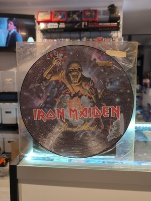 Vtg 1983 IRON MAIDEN Album PIECE OF MIND LP PICTURE DISC Vinyl