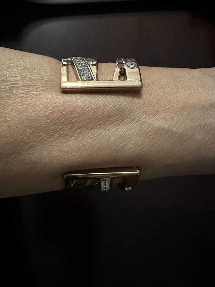 pulsera circonitas cúbicas bronce Foto 4 de 4