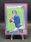 2025 Panini Donruss  Rated Rookie Jaxson Dart #400 Optic Preview Pink Prizm (RC)