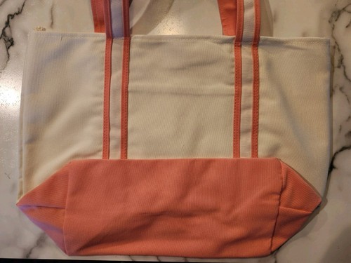 Aldi Gear Bolso Canvas wiederverwendbare Einkaufstasche rosa Vordertasche 20" x 15" - Bild 3 von 3