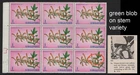 Singapore 1962 1c orchid Plate 1A r5/3 variety 'V9' in the SG Commonwealth