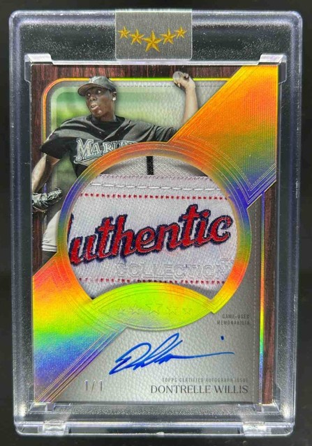 2025 Topps Five Star Dontrelle Willis Jumbo Prime Auto Manufacturer Patch #1/1