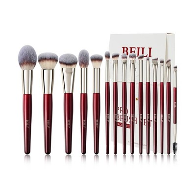 BEILI Makeup Brushes 15Pcs Professional Eyeshadow Brush Set Premium... Fast Ship