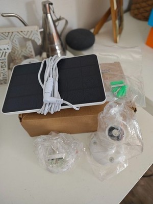 Solarpanel Ladegerät Überwachungskamera USB Micro wetterfest Arlo Ring kompatibel