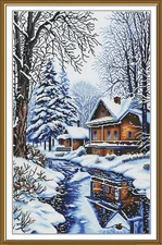 Creative Сross Stitch Embroidery Kit "Forest tranquility" Nova Sloboda