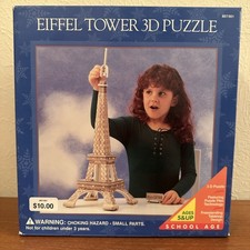 Vintage 200  Piece 20  Tall 3D Puzzle Model Kit - Eiffel Tower