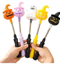 Halloween Ghost Led Lights Flashing Stick Halloween Pumpkin Spring Glow Sticks