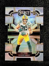 2023 Panini Select - Tucker Kraft #37 (RC) Silver Prizm Die-Cut Concourse Level