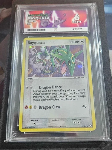 Rayquaza 9/106 ACE 6 - EX EMERALD HOLO - Pokemon Card Game