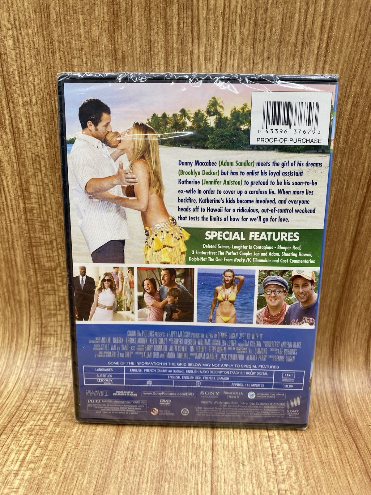 Just Go with It (DVD, 2011, Widescreen) New Factory Sealed