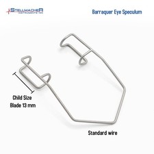 Barraquer Wire Speculum Child Size 13 mm Blade Ophthalmic ENT Instruments German