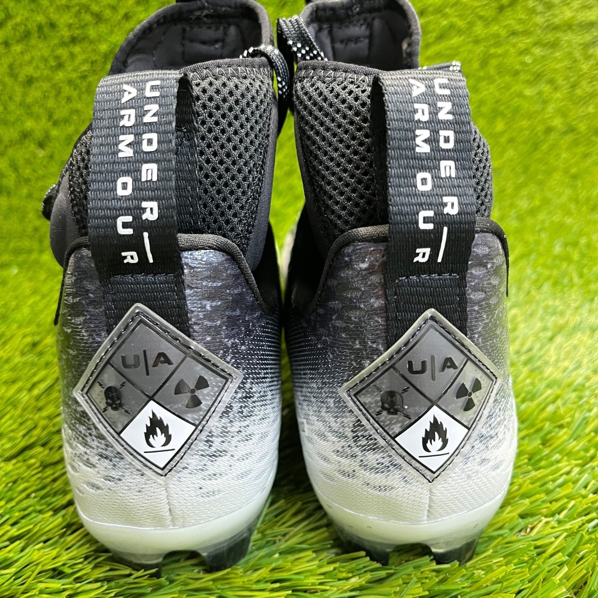 Under Armour Spotlight LUX MC 2.0 Mens Shoe Sz 8.5 Black White Football Cleats Under Armour Men main image 3