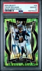 2024 PANINI SELECT NEON GREEN SHOCK #25 CALEB WILLIAMS 319/599 PSA 10