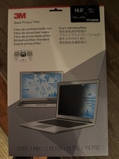 3M 14-inch Privacy Screen - Black - 16:9 - Anti-glare - Widescreen PF14.0W9B