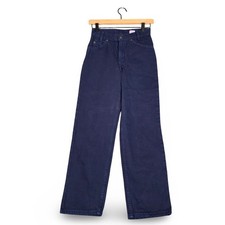 Vintage 1990s Levis 550 Orange Tab Jeans Youth Size 12 Dark Wash USA Made 24x26