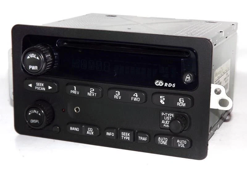 GMC Savana 1500 2001 furgoneta - OEM reproductor de CD radio AMFM con entrada auxiliar - opción UN0 Foto 2 de 4