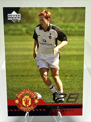 #ad 2001 Upper Deck Manchester United MICHAEL STEWART Nr Mint $2.00