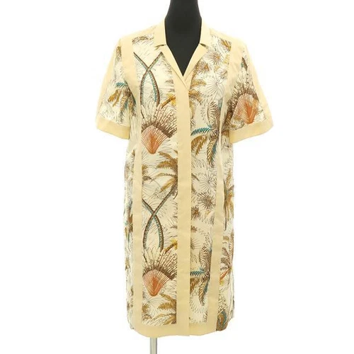 HERMÈS Hermes Beige Pezzo Unico Taglia 34 Rango B Autentico dal Giappone