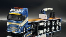 Volvo FH5 globetrotter XXL brick trailer Oldenhuis transport WSI truck models