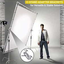 Glow Glow 8x8' Butterfly Light Modifier Scrim Kit w/Lightweight Collapsible Alum