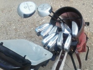 Golf set * Bag,cart,clubs* extras 