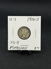 1916-S Mercury Head Dime Coin