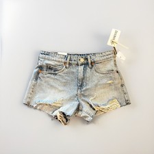 Blank NYC The Barrow Distressed jean Denim shorts new NWT size 24