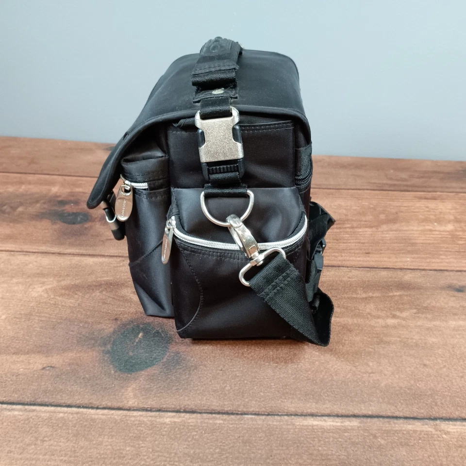 Bolsa para câmera Vanguard estojo de ombro bolsa organizadora de gadgets viagem preta - Imagem 4 de 4