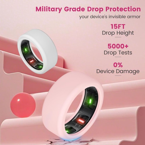 10 Pack Cover for Oura Ring Gen 4 & 3/ULTRAHUMAN Ring AIR, Anti-Scratch Elastic - Picture 4 of 7