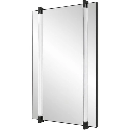 Uttermost 09937 Ladonna 37.38 X 24.25 inch Matte Black and Acrylic Rods Mirror - Picture 4 of 6