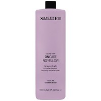 Selective Oncare No Yellow Shampoo 1000Ml FüR Blondes & Graues Haar, Paraben