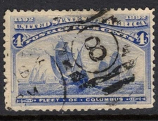 US Scott 233 Used - Thin - CV 8$