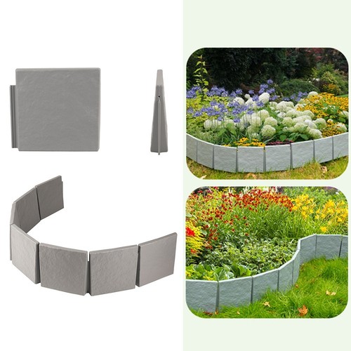 Gartenzaun aus Steinimitat einfach zu montieren Halten Sie Ihr Gemüse sicher - Bild 2 von 5