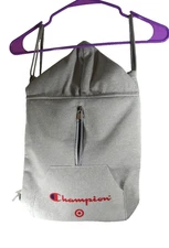 RARE Champion  Hoodie look Drawstring Backpack
