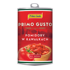 5201193798216 Primo Gusto Pomidory w kawałkach w puszce 400g Atlanta AM Sp. z o.
