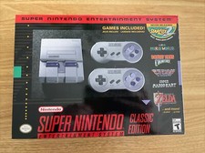 Authentic SNES Super Nintendo Classic Mini Super Entertainment System 21 Games