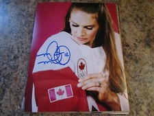 MEAGHAN MIKKELSON SIGNED 8 X 10 MATTE CALGARY INFERNO TEAM CANADA OLYMPICS (F)