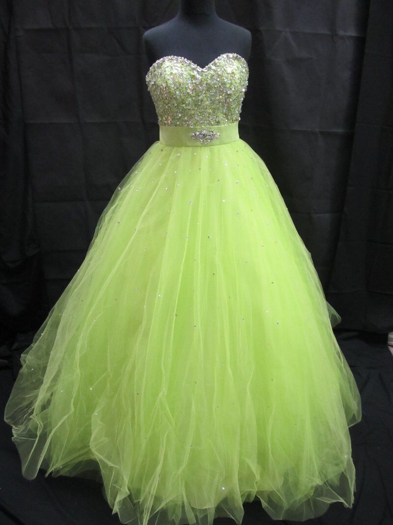 NWT LIME MORILEE sz12 QUINCEANERAFORMAL PROM DRESS PAGEANT NWT LIME MORILEE sz12 QUINCEANERAFORMAL PROM DRESS PAGEANT