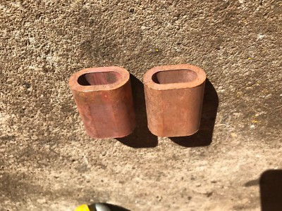 2x Wire Rope Copper Ferrules size 13mm DIN MARINE Fittings | eBay