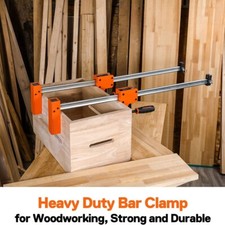 Jorgensen 2PCS 30" Bar Clamp Set 90  Parallel Clamp Cabinet Master 1500 lbs load