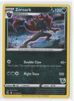 Pokemon Battle Academy - Zoroark 171/264 Eevee Stamp | eBay